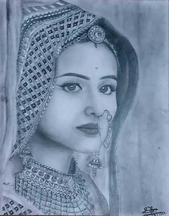 painting by Diya Prajapati (15 years), Mehsana, Gujarat