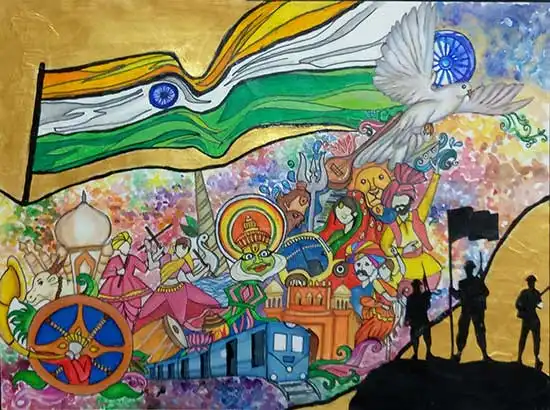 painting by Vrinda Garg (16 years),Noida, Uttar Pradesh