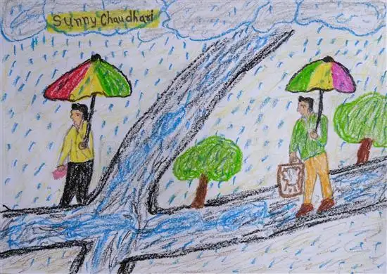 painting by Sunny Chaudhari (22 years)