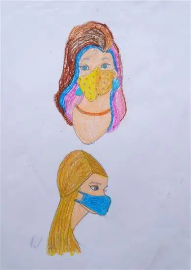 painting by Tanisha Basumallik (11 years), Podar International School