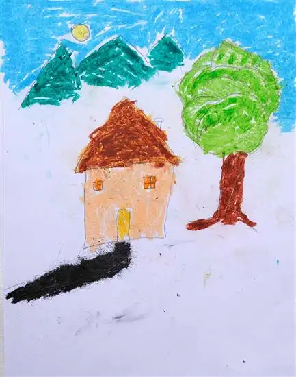 painting by Dhanashree Deshmukh (6 years), Pune, Maharashtra