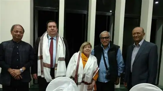 (L to R) Milind Sathe, Andrei Zhiltsov, Sekacheva Ludimila, Dr Mohan Agashe, Dr Gagan Patwardhan