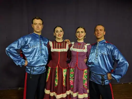 Russian Dance group Barynya - Kolesov Kirill, Dashkin Renat, Sizova Maria, Selikova Irina at Pune