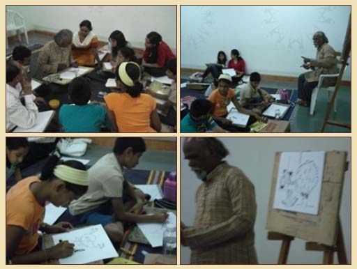 Pictures from Cartooning workshop 2009