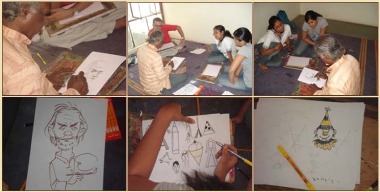 Pictures from Cartooning workshop 2010