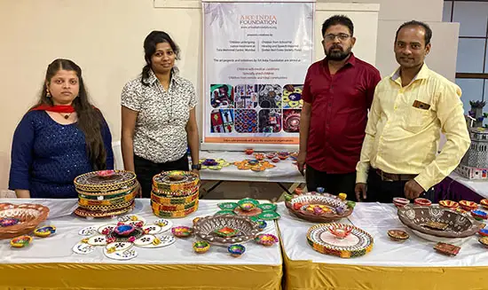 Art India Foundation team at Deepotsav 2022