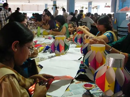 Diwali lantern  workshop for familly