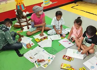 Kids painting workshop on 4 Aug 2022
