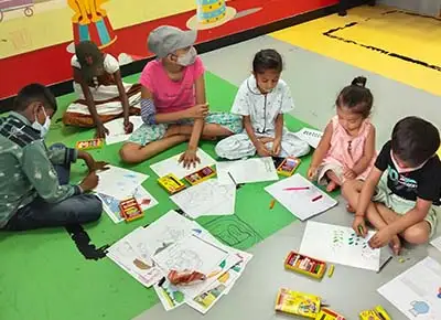 Art workshop for kids at TMC on 4 August 2022