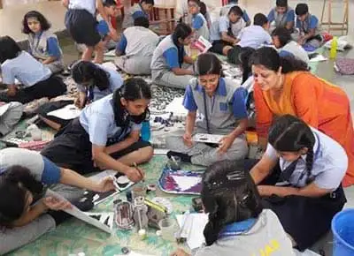 Art workshop at Orion ICSE School, Mumbai