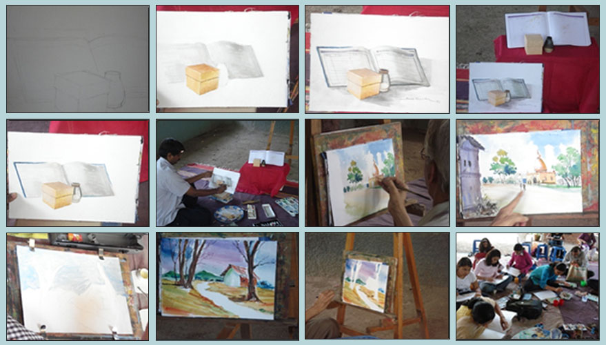 Acrylic painting workshop