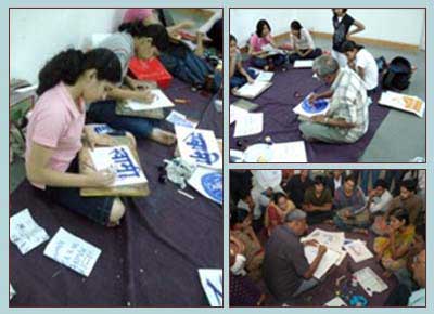 Calligraphy workshops by Art India Foundation