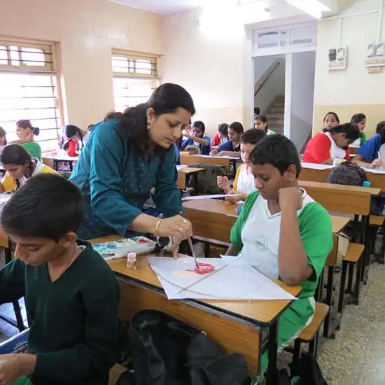 kite painting workshop for children by artist Chitra Vaidya