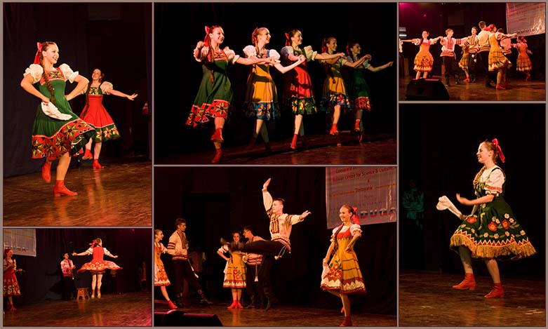 Russian folk dance performances